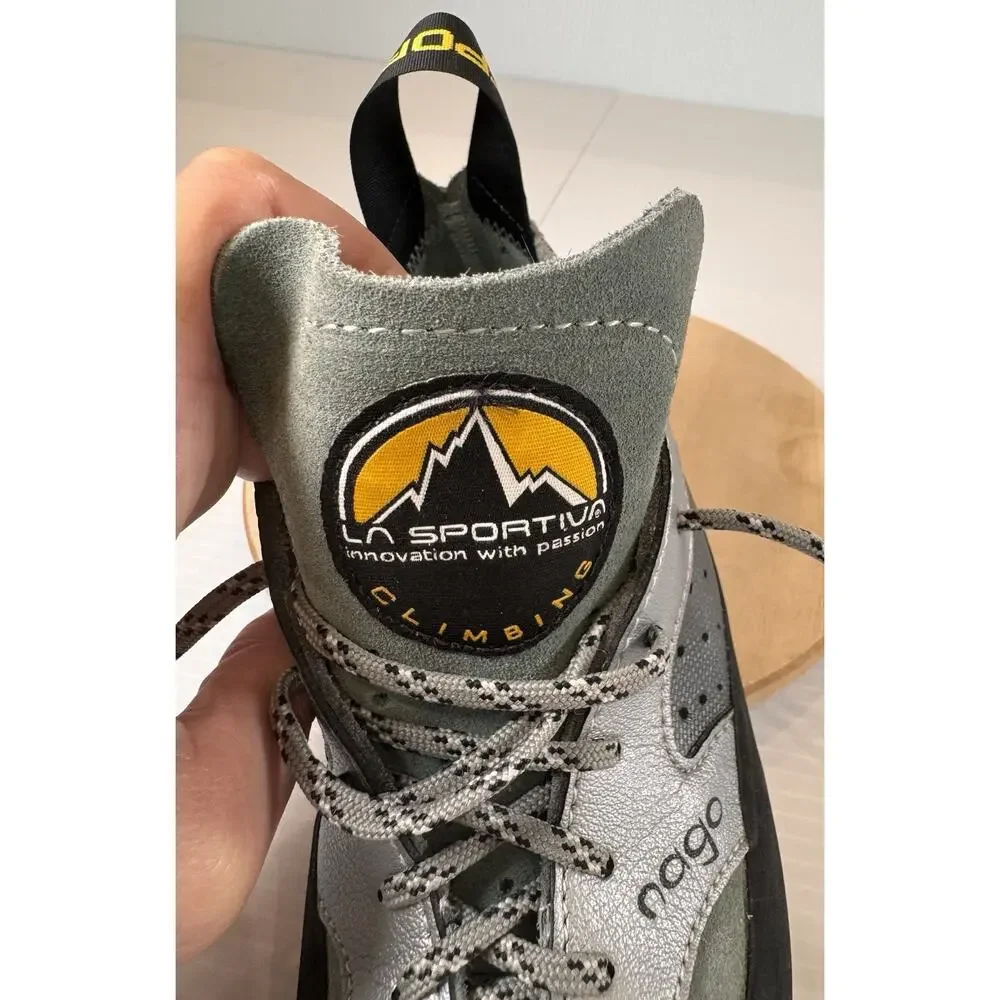 La Sportiva Nago Climbing Shoes EU 36 US Women 5.5 Men 4.5 Gray Vibram XS Edge